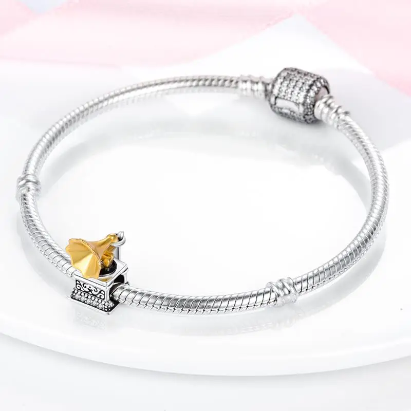 Original New Product Silver Color Music and Game Series Pendant Fit Pan Bracelet DIY Beads Woman Jewelry Hot Deals