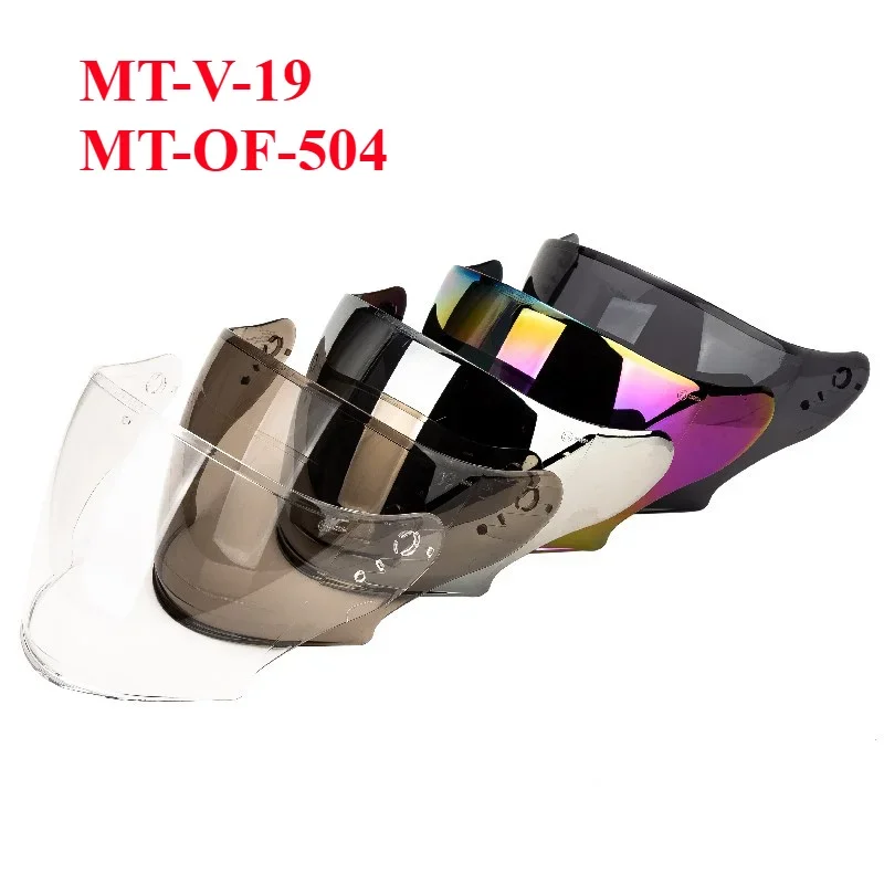 MT Helmet Visor Shield for MT THUNDER 3 SV JET-XPERT Capacete Windshield Uv Protection Motorcycle Replace Extra Lens