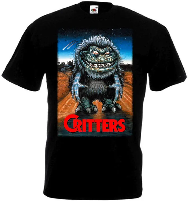 CRITTERS 1 Movie Poster T shirt all sizes black