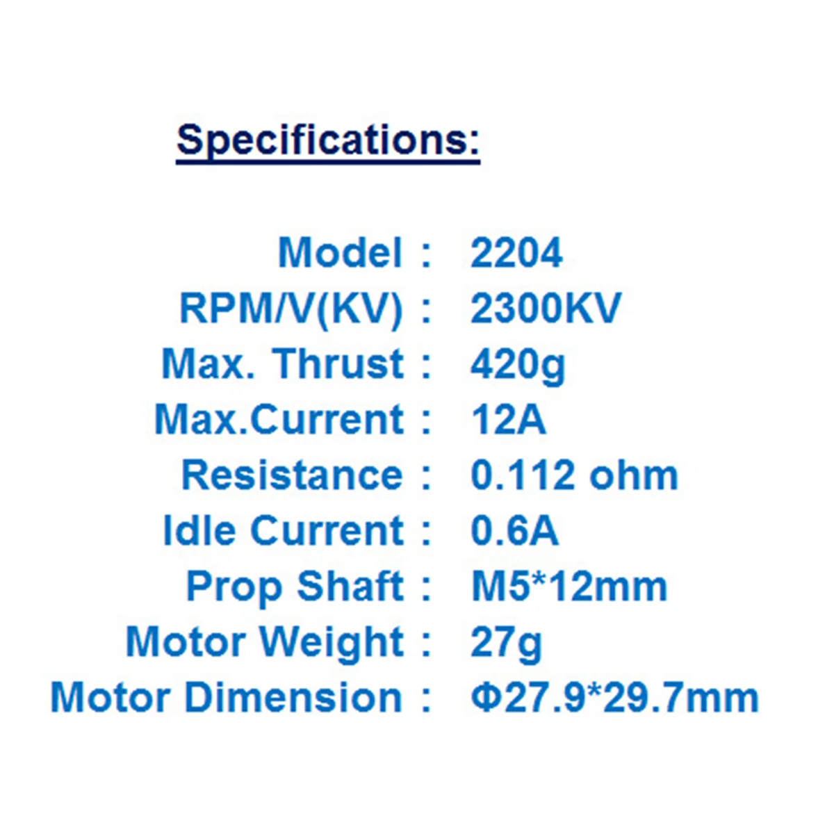 MT2204 2206 2300KV Brushless Motor CW CCW for RC FPV Drones QAV 180 210 250 B