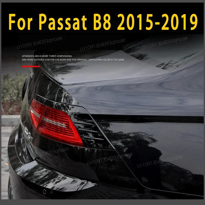 

Car Styling For VW Passat B8 Sedan 2015 2017 2018 2019 Rear Lamp Decoration Bright Black Body Kit Baking Paint Patch Accessory