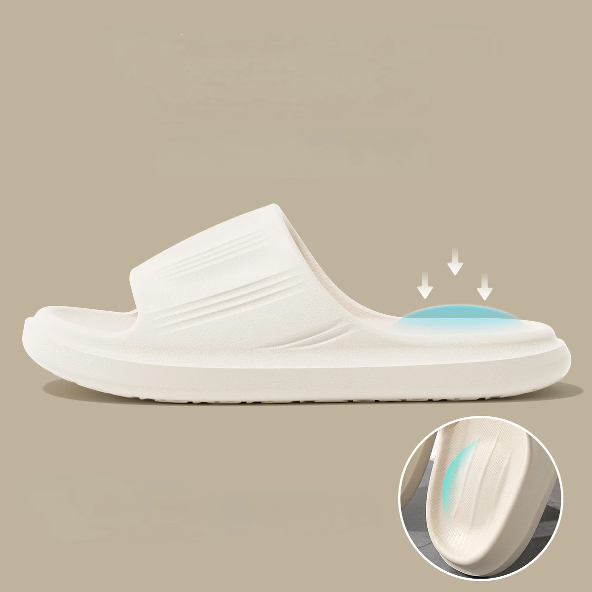 Women Platform Slippers Summer Beach Eva Soft Sole Sandals Leisure Indoor Bathroom Anti-slip Zapatillas Chaussons male