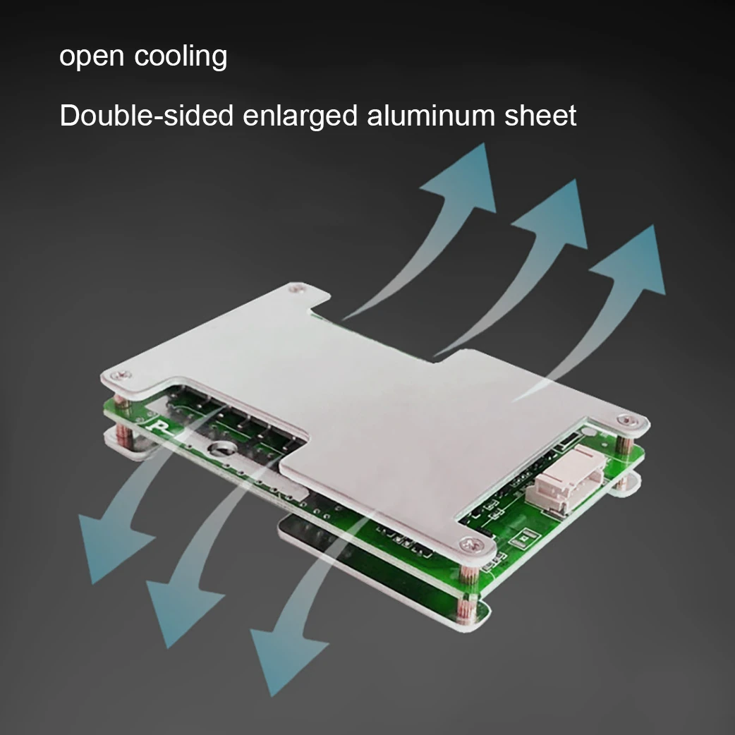 4S Lithium-Batterie-Schutzplatine 12,8 V 120 A BMS Lithium-Eisenphosphat-Batterieladegerät-Schutzplatine für Lifepo4