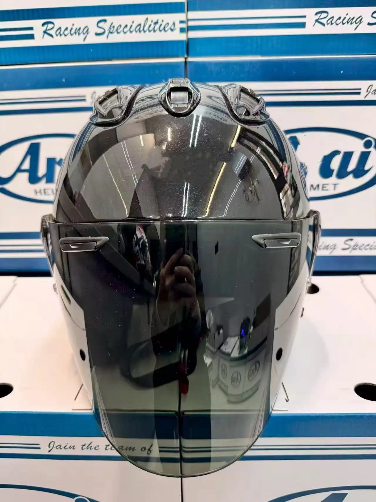 Open Face Motorcycle helmet vz ram 3/4 hlemet glossy black    helmet Riding Motocross Racing Motobike Helmet