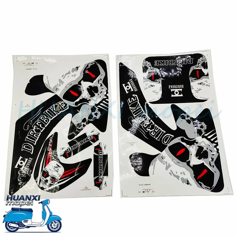 

Plastic Decals Sticker Graphics kit for CRF70 XR70 dirt bike SSR 110cc 125