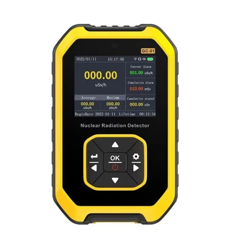 

LCD Display Nuclear Radiation Detector High Sensitivity Multi-function Marble Detector Long Battery Life Three Prompt Modes