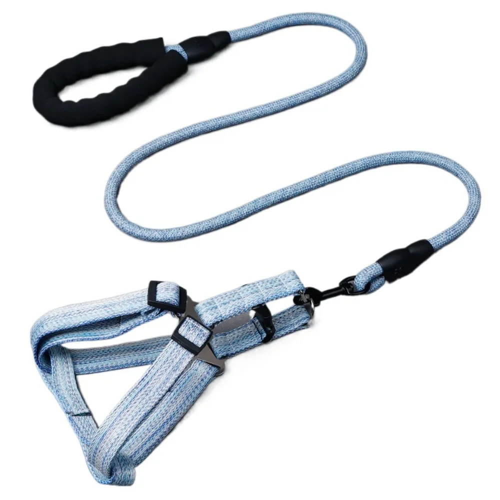 

Adjustable Dog Harness and Leash Set Escape Proof Lightweight Pet Chest Strap Soft Comfortable Cat Collar Lead Leash Walking