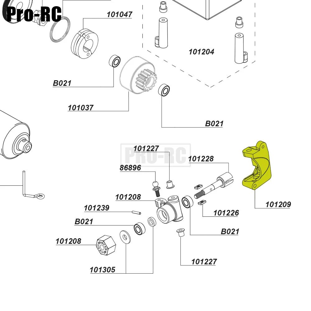 Aluminum Alloy 101209 Front Hub Carriers Left/Right 10 Degrees Set for RC 1/10 HPI WR8 3.0 Flux KEN BLOCK Bullet ST MT