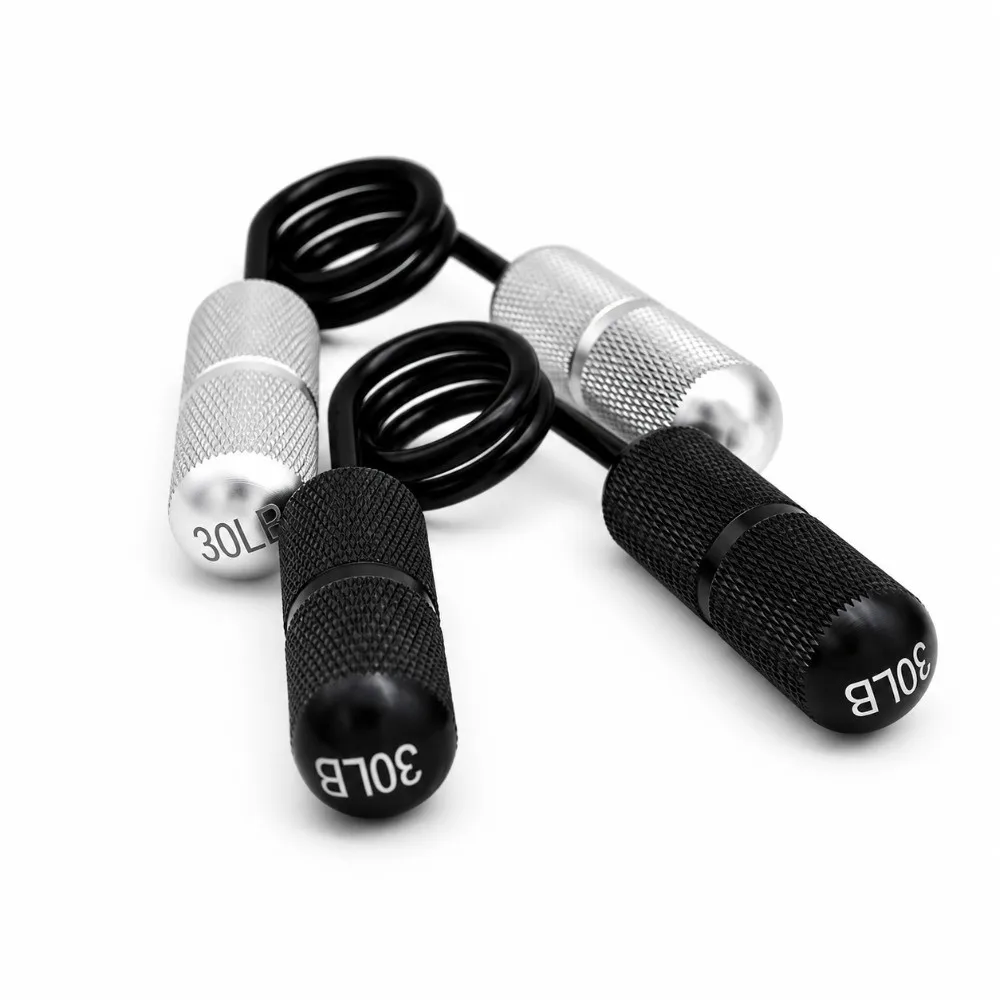Aluminum Alloy Hand Grip Strengthener Anti-slip Knurled Textured Hand Workout Gadget Compact Portable Stress Relief Hand Gripper