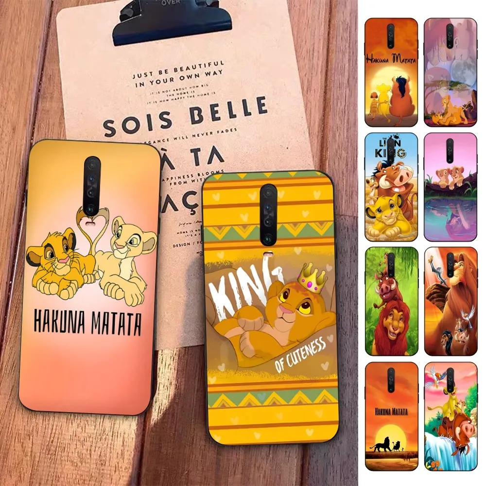 K-King L-Lion S-Simba Phone Case For Redmi 5 6 7 8 9 10 Plus Pro 6 7 8 9 A GO K20 K30 K40 Pro Plus F3 Fundas