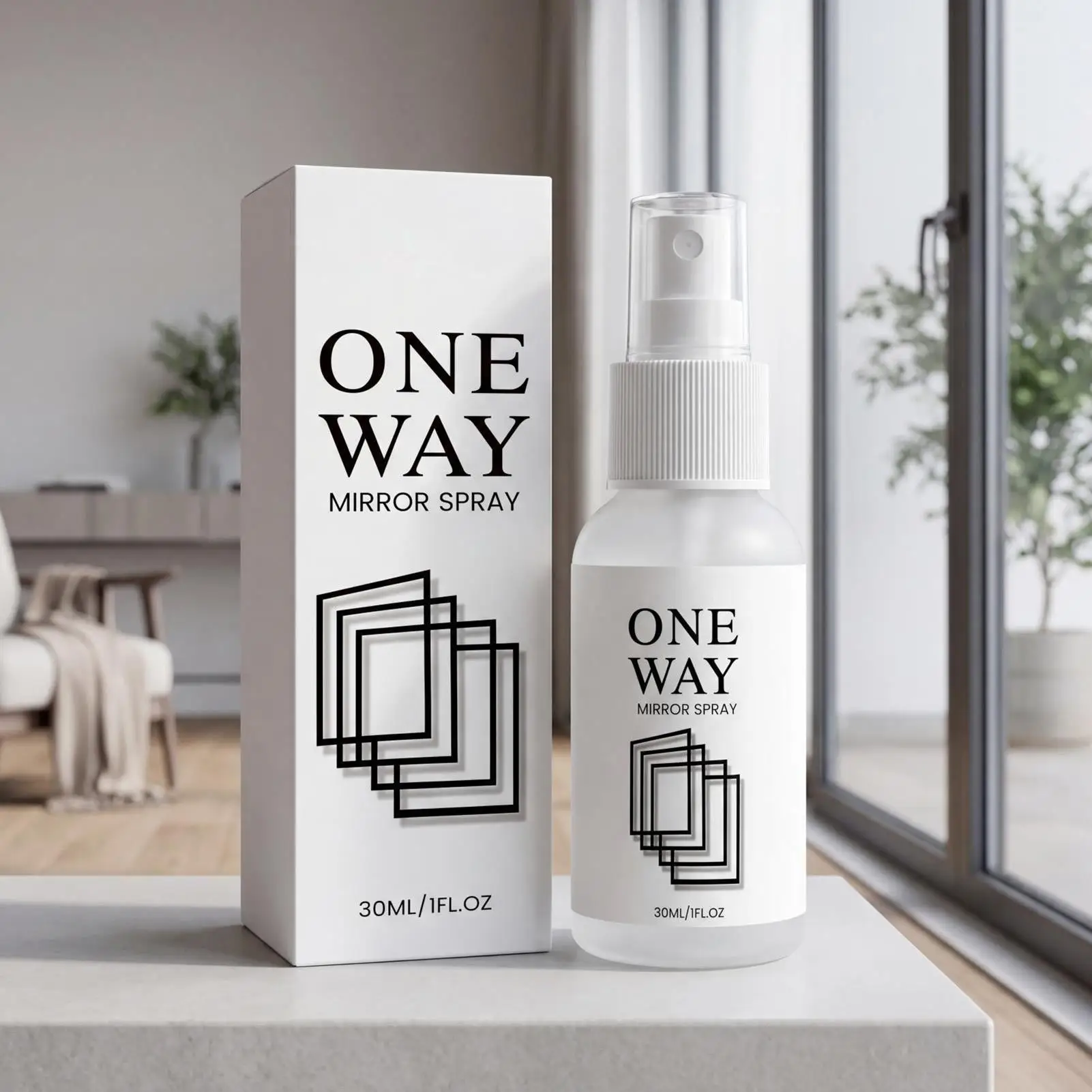 Reflective Window Tint Spray UV Blocking Glass Coating Heat Control Privacy Film for Home Office, Easy Apply for Windows Balcony