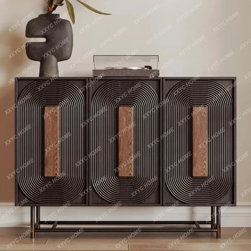 XXBeautiful Modern simple and creative dining side cabinet  paint porch cabinet Hotel villa home living room locker