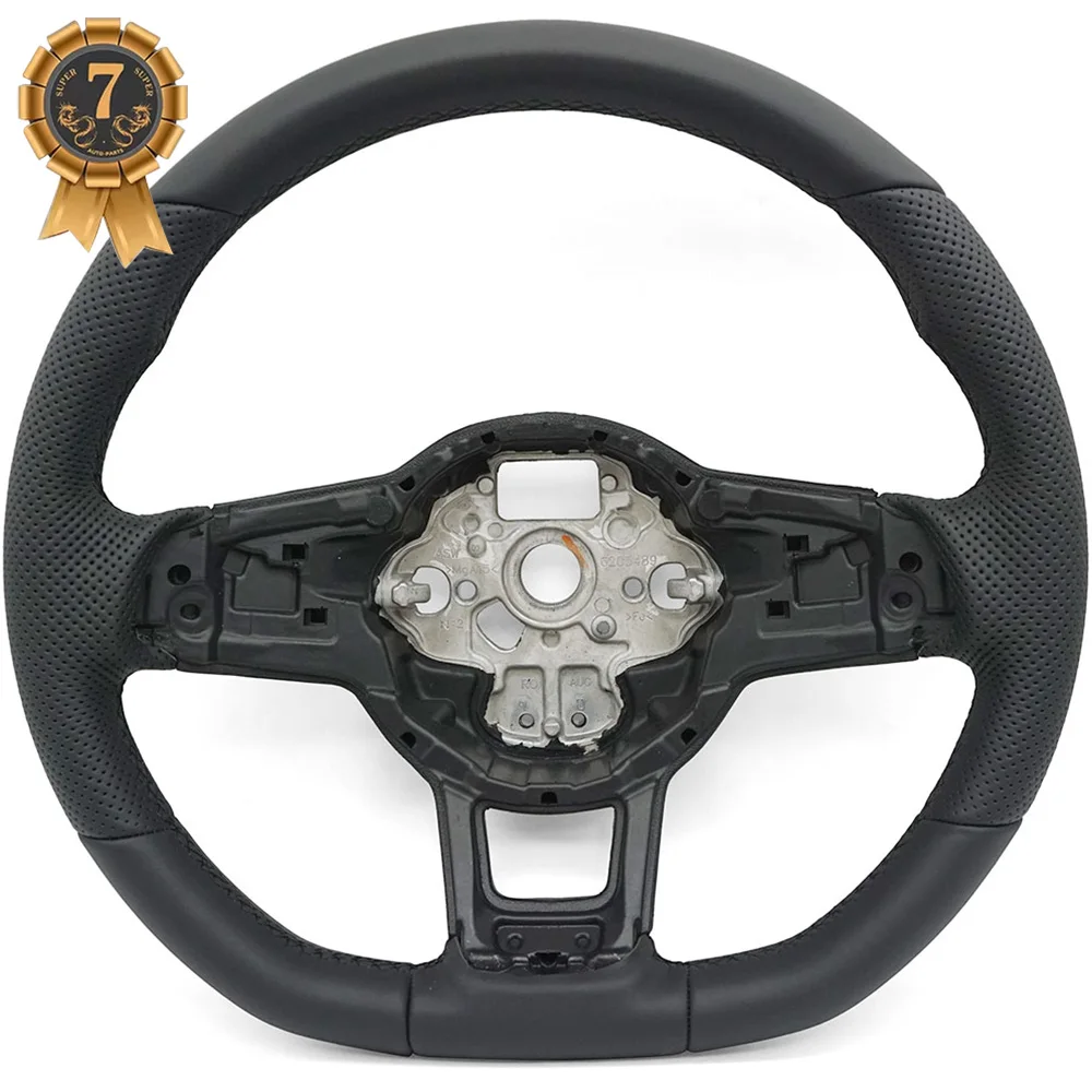 

For VW MK7 R Golf 7 Rline Polo Custom leather steering wheel MK7 R Golf 7