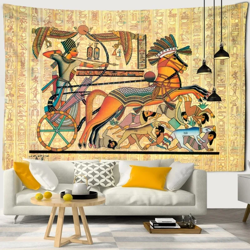 Egyptian Pyramid Tapestry Wall Hanging Ancient Civilization Figure Bohemian Hippie TAPIZ Wizardry Home Decor