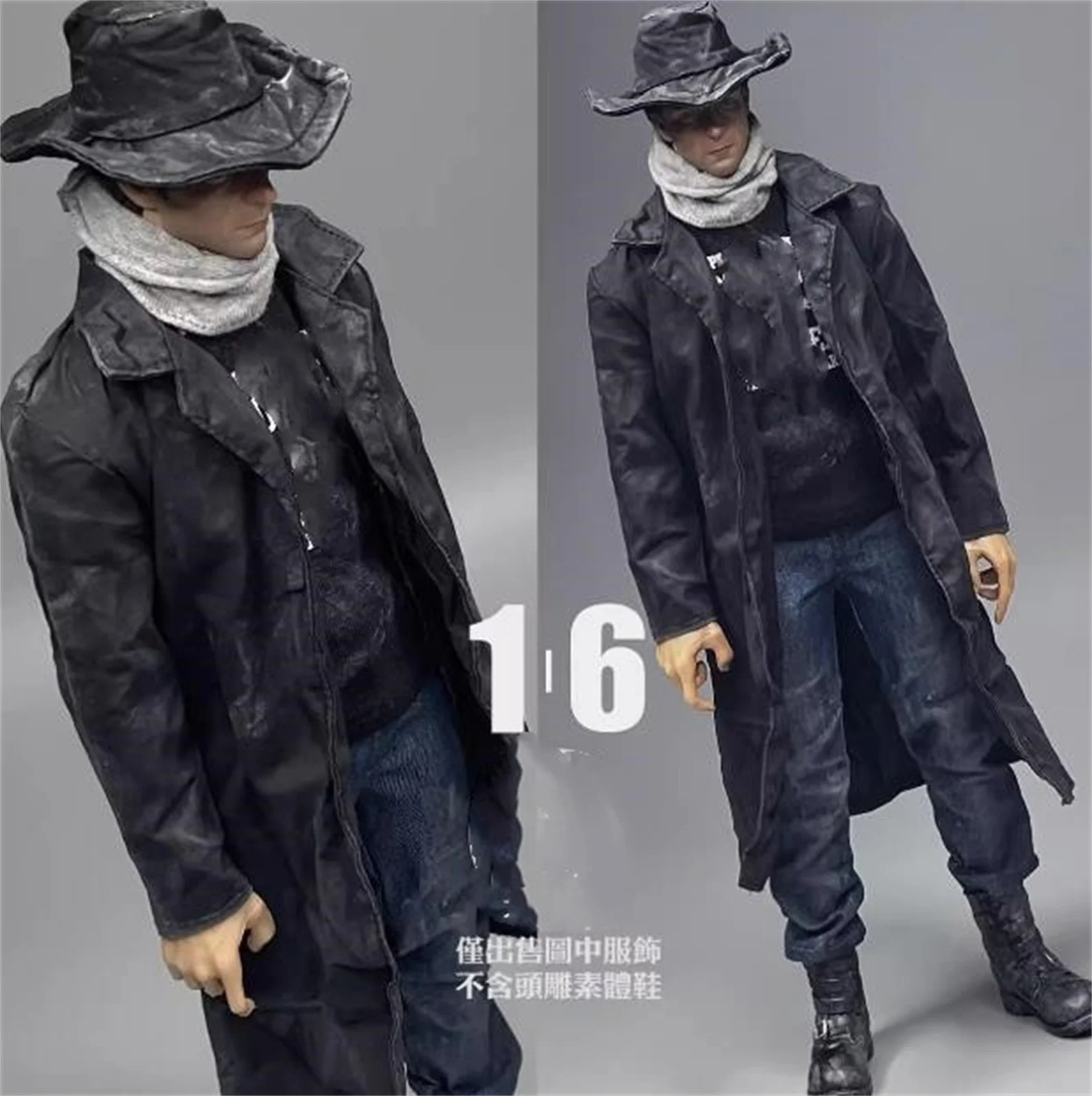 

1:6 Windbreaker long Coat Jacket Coat Old version Clothes For 12" Figure Toy for 12 Inch TBLeague Action Body Model Toys