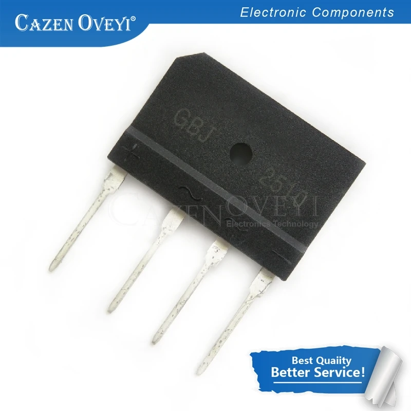 5pcs/lot GBJ2510 2510 ZIP-4 1000V 25A new original In Stock