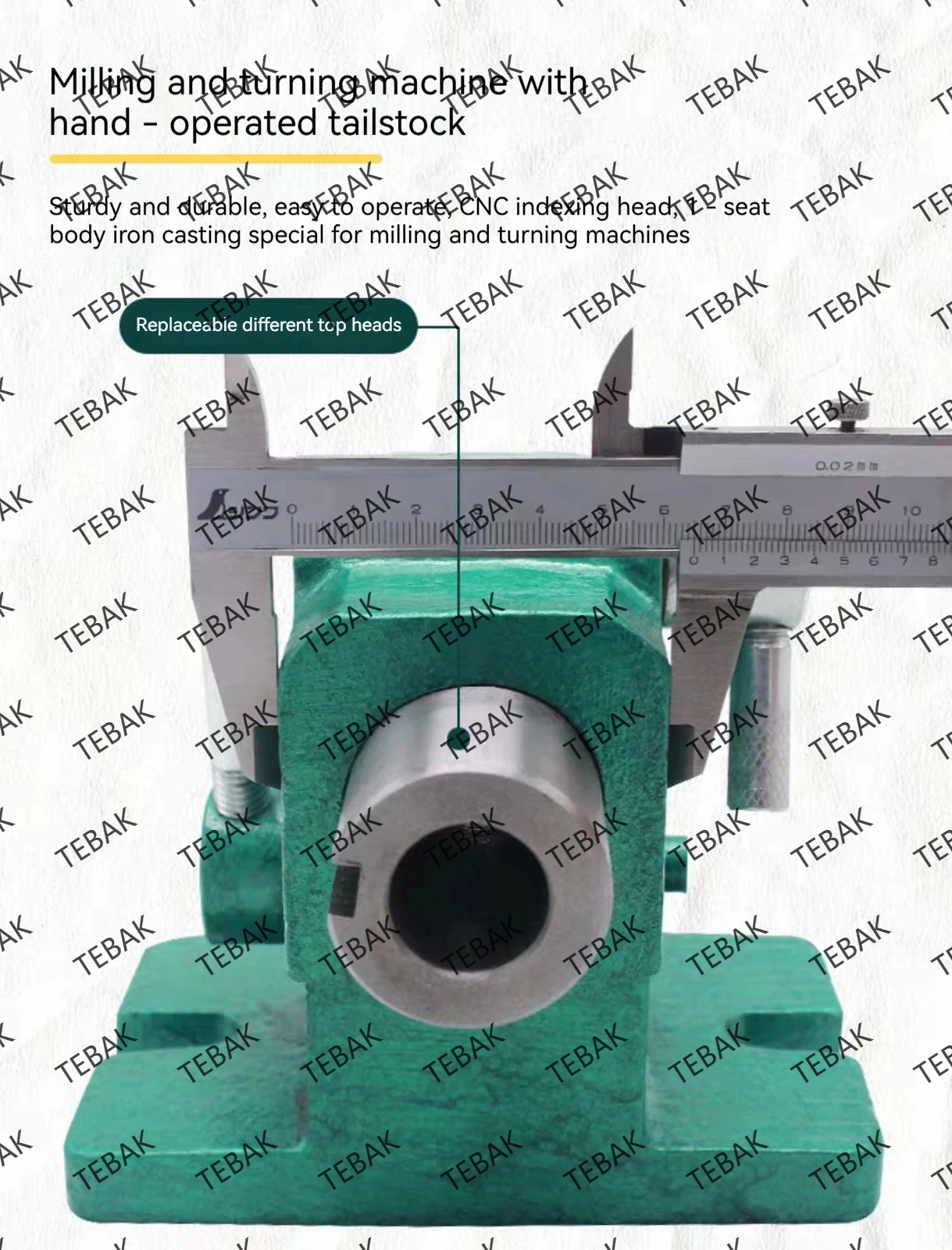 Manual Lathe Tailstock Thimble Assembly, Rotary Live Center for CNC Lathe