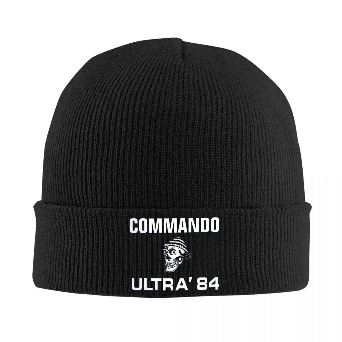 COMMANDO ULTRA 84 MARSEILLE ULTRAS FOOTBALLER FANS Skullies Beanies Caps Winter Warm Knitting Hat Bonnet Outdoor Ski Cap