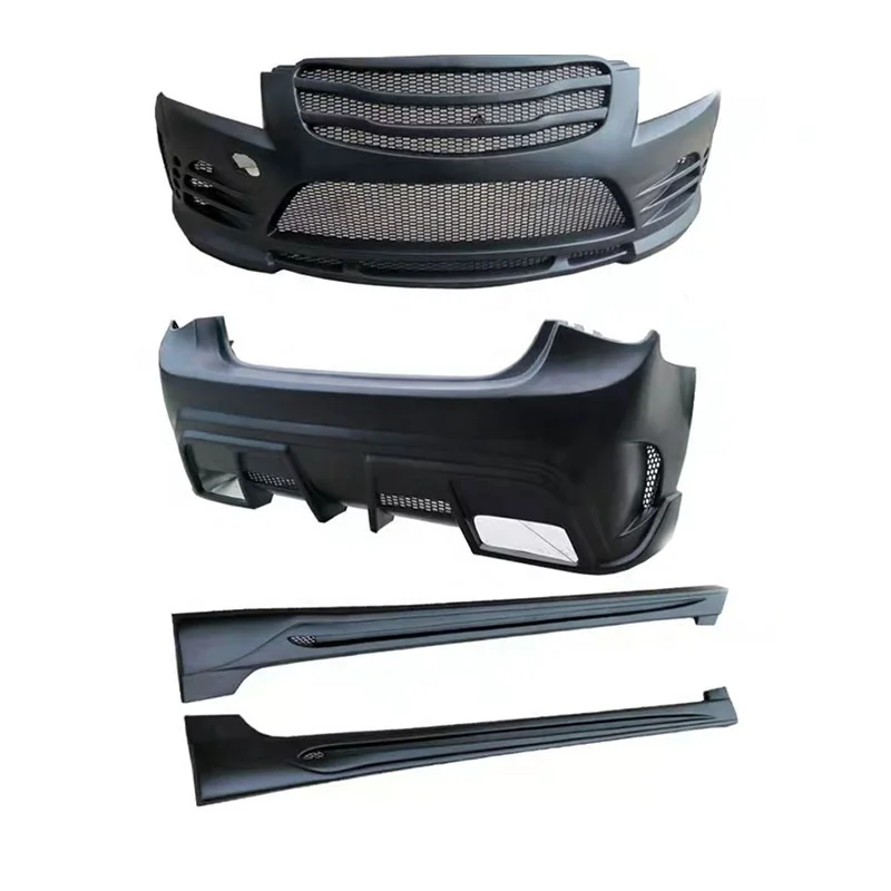 PP Plastic Full Surround Body Kit With Front‑Rear Bumper & Side Skirts Cruze 2009‑2015 Unpainted Auto Exterior Mod