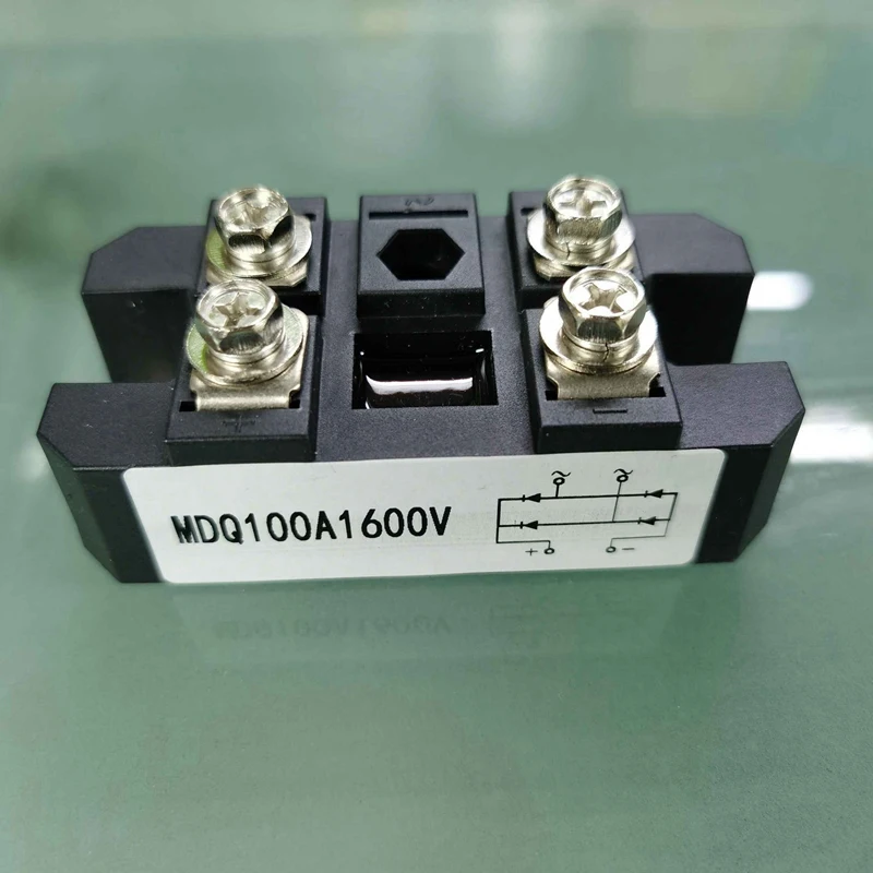 2X MDQ 100A-1600V Black Single-Phase Diode Bridge Rectifier 100A Amp High Power 1600V