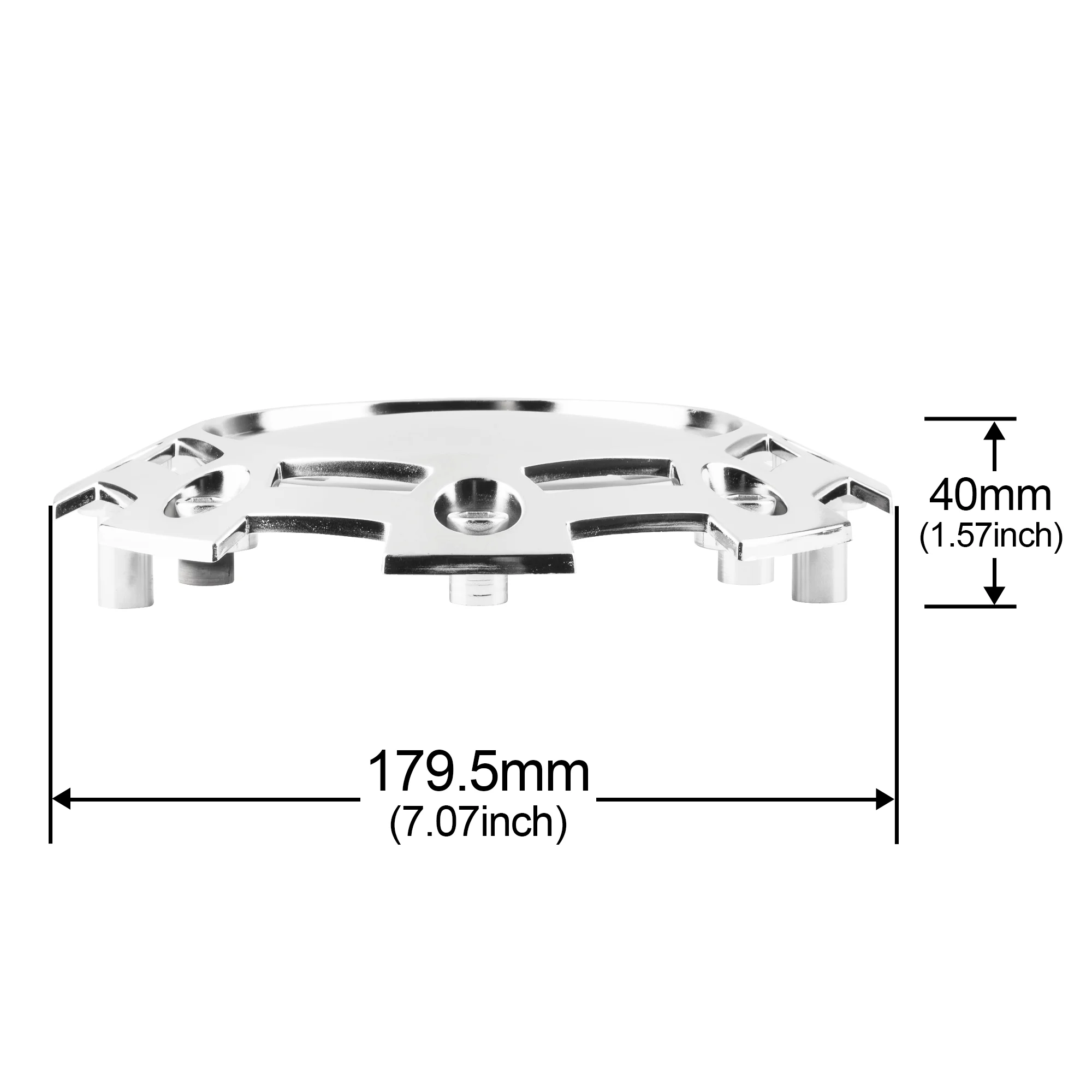 DewFlew 1/4Pcs Out 179.5mm(7.07in) Inner 150mm(5.90in) Wheel Hub Cap For XS811 Rockstar II Wheel SC-198 SC-190 S1206-10 02 -04