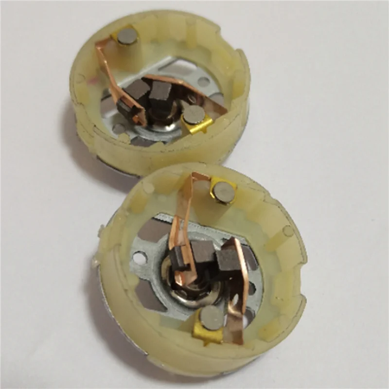 

AB35-4Pcs Rs550 Motor Motor With Copper Brush Charging Drill Electric Screwdriver Brush Holder