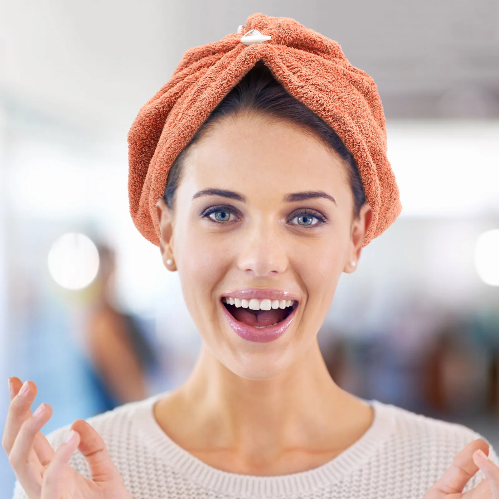 2 قطعة مناشف عمامة الشعر الماصة سريعة الجفاف يلتف الشعر للنساء خفيفة الوزن للسفر المنزل سبا رئيس المناشف رئيس منشفة التفاف