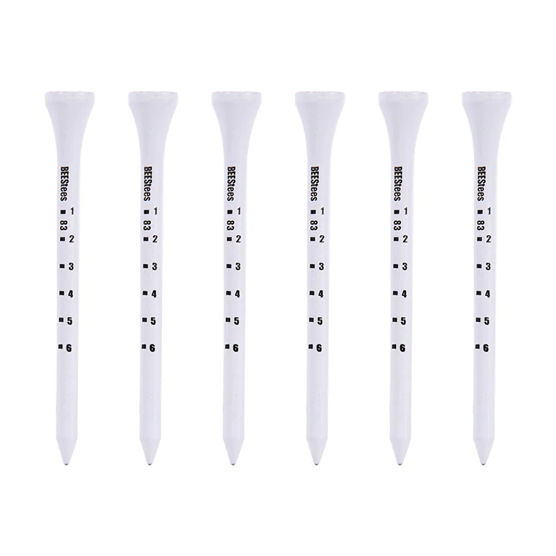 50 قطعة تحافظ على مستوى تي مثالي لتحسين الدقة D7 تي شيرتات الجولف مقاعد خشبية متينة تثبيت الكرة على الدورة إلى #2