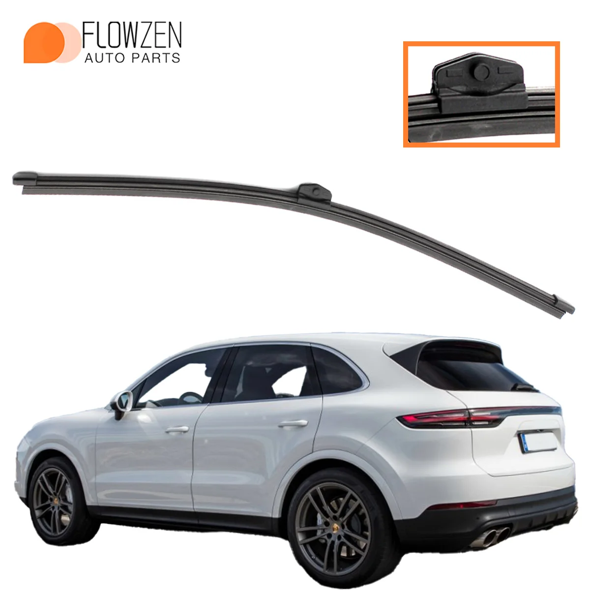 1 Stück Heckwischer Geeignet für Porsche Cayenne MK2 2010-2017 Autoteile Heckscheibenwischerblätter Scheibenwischer-Zubehör