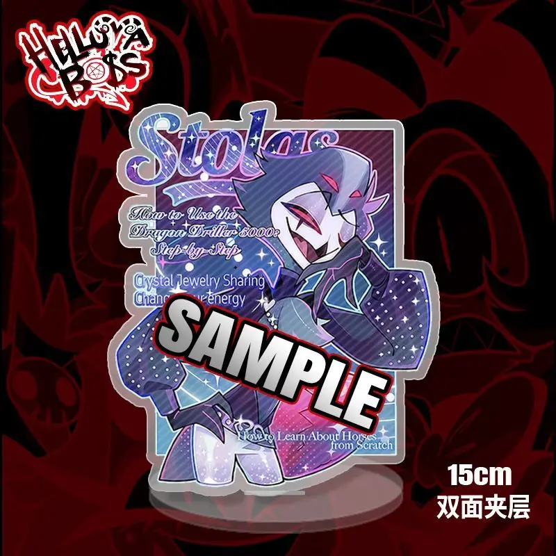 Anime Popular Moxxie Millie Striker Blitzo Homemade Acrylic Plaque Stand Desktop Decoration Plaque Exquisite Gift for Friends