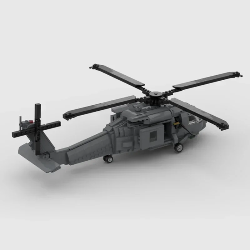 Moc Building Bricks Military Model Sikorsky UH-60 Black Hawck Technology Modular Block Gifts Toys For Children DIY Sets Assembly