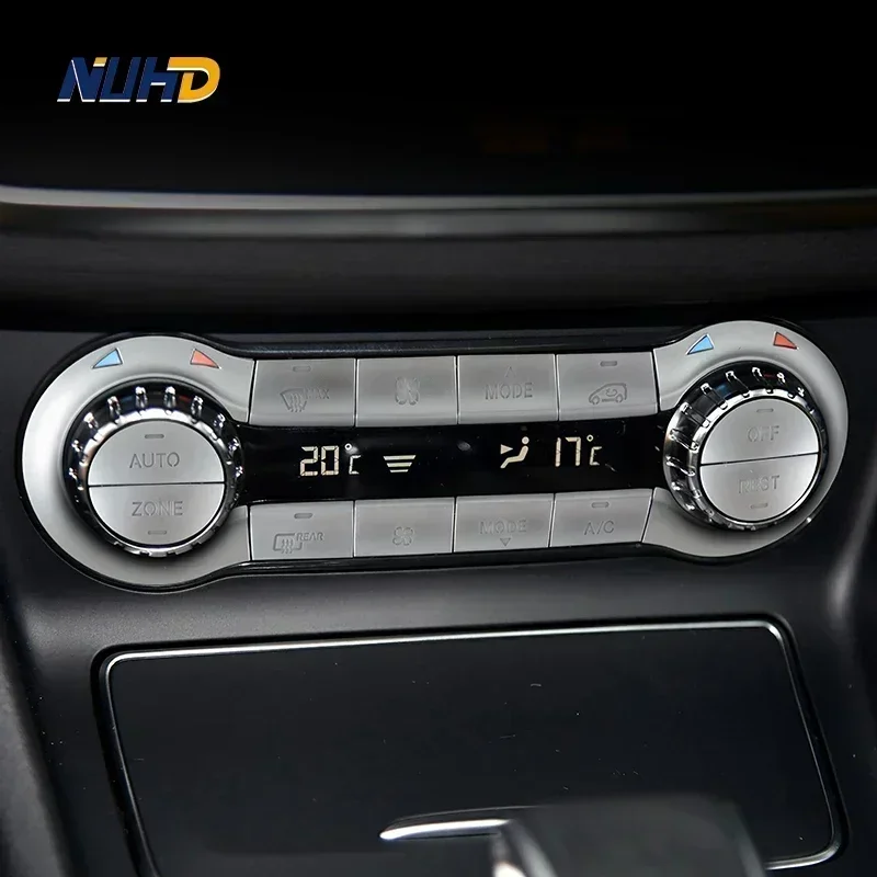 

For Mercedes-Benz A Class CLA C117 GLA X156 W176 ABS Car Central Control Air panel Button Sticker Interior Trim Protector Cover