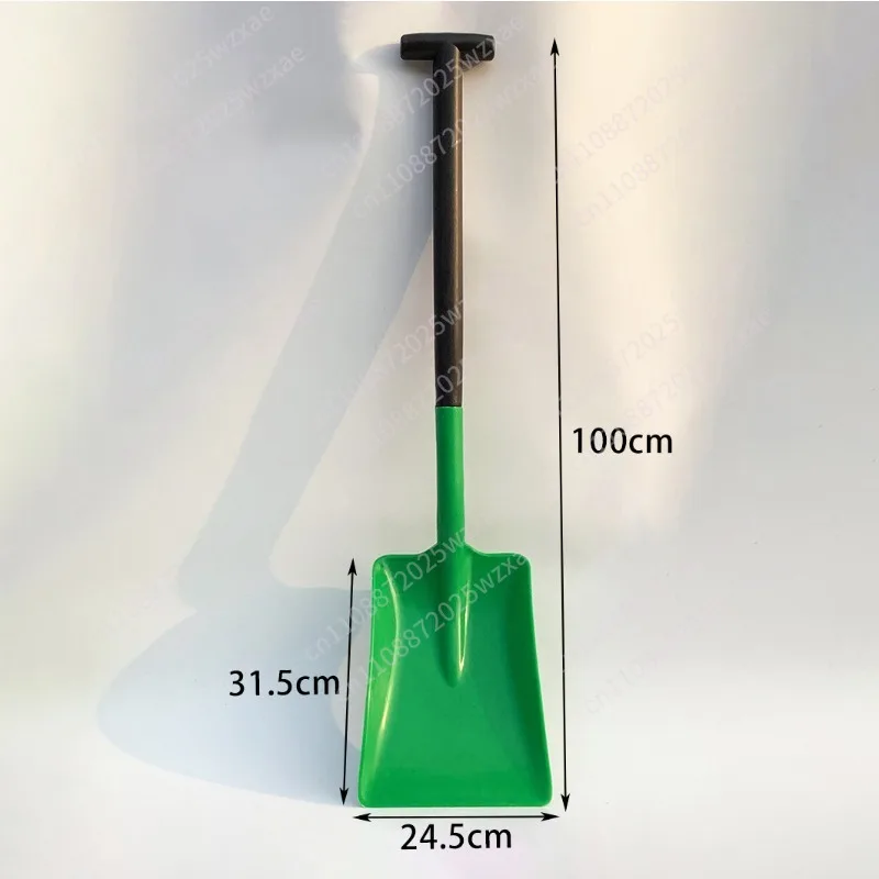 Plastic explosion-proof shovel Chemical acid and alkali corrosion resistanceThickened long handle anti-static Marine fire shovel