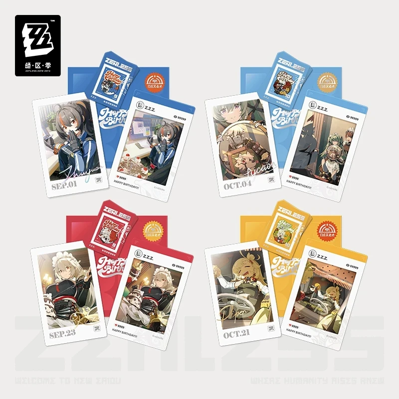 set-conmemorativo-oficial-de-anime-zenlesszonezero-“momentos-de-cumpleanos”-vol-1-—-articulos-de-videojuegos-regalos-coleccionables