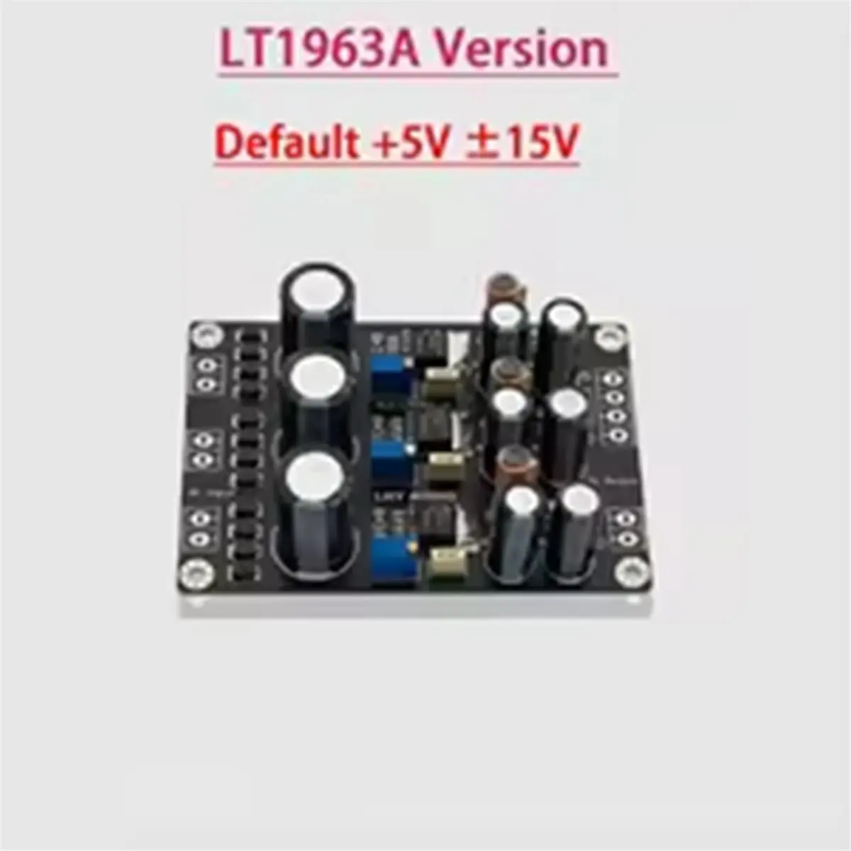 3-Channel DC Linear Positive and Negative Regulated Power Supply Board 1963A OP+MOS Low Noise HiFi DIY A