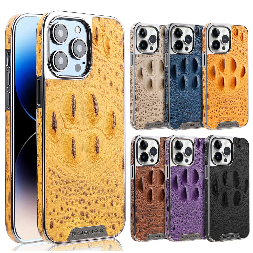 

Crocodile Pattern Leather Wallet Phone Case For Iphone 13 12 14 15 Pro Max Shockproof Phone Shell Anti-fall Back Cover