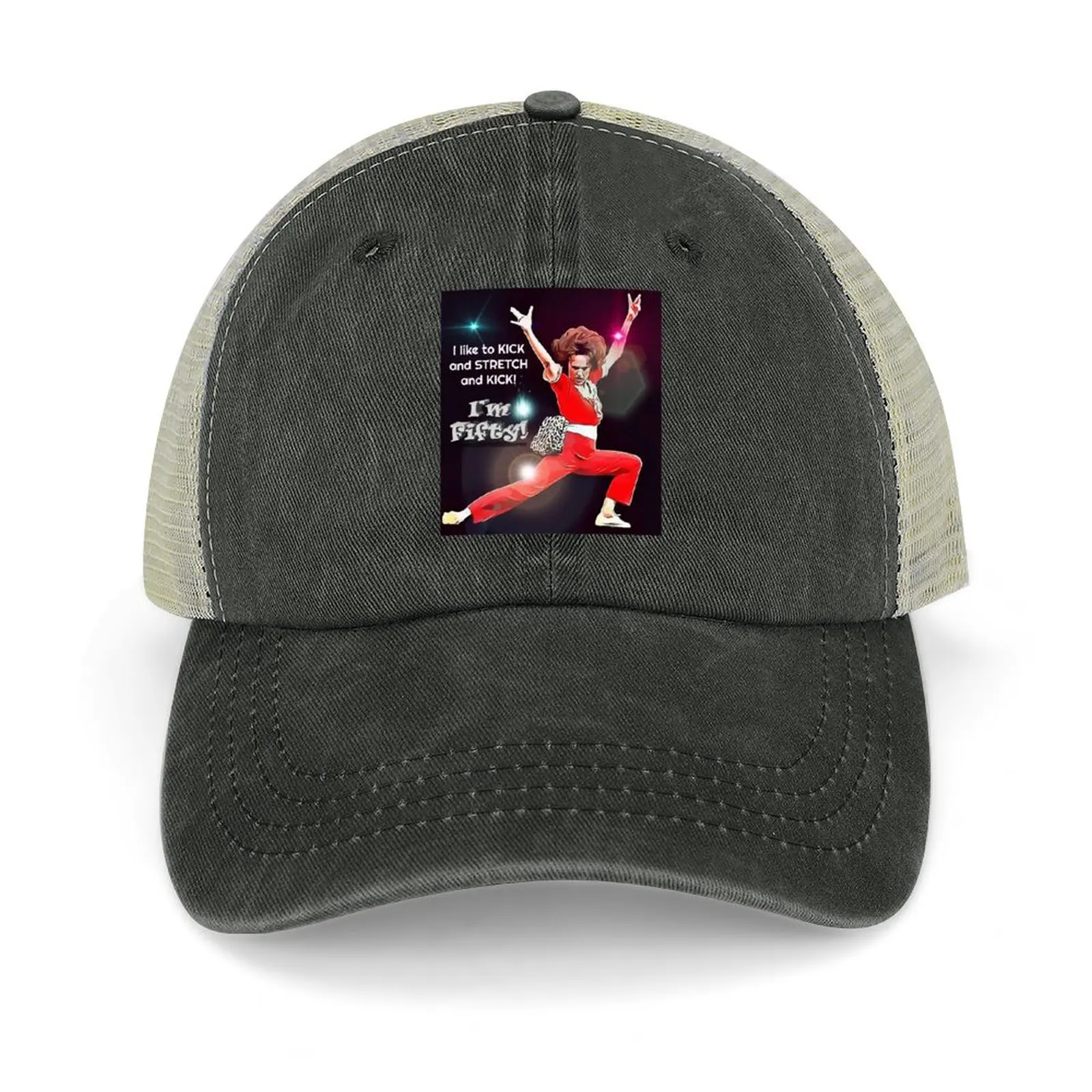 

I'm 50! Kick Stretch Kick Baseball Cap hard hat Beach Bag Rave Women Hats Men's