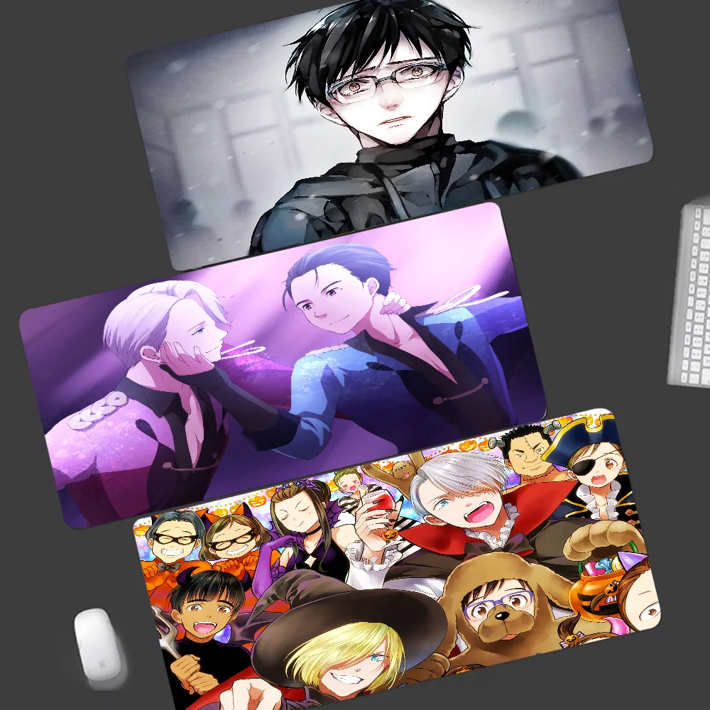 

Yuri On Ice In Stocked Large Mouse Pad PC Computer Mat Size For Large Edge Locking Game Keyboard Pad