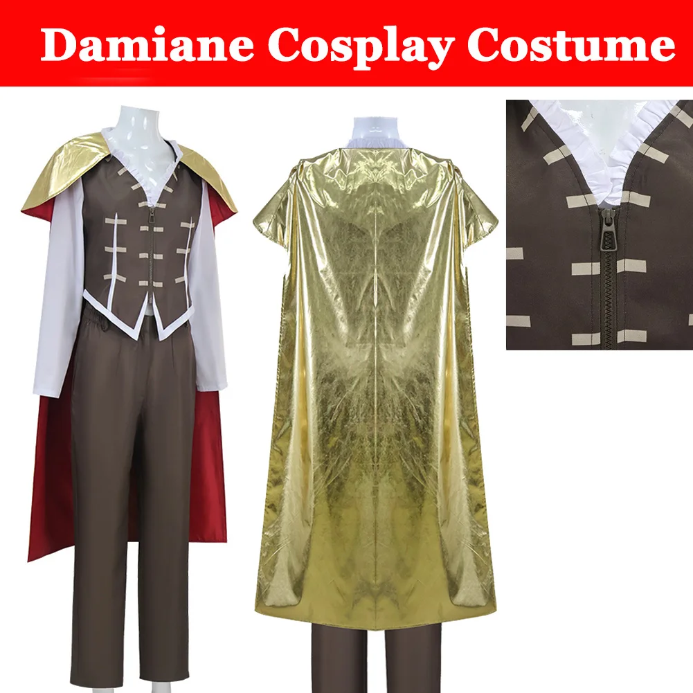 Damiane Cosplay Fantasy Costume Disguise for Women Female Game Desert of Crimson  Fancy Dress Up Halloween Carnival Suit