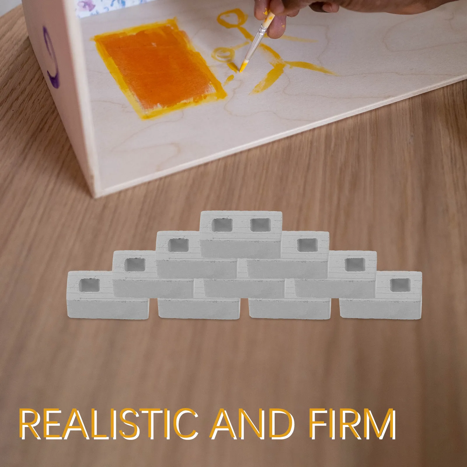 

30Pcs Miniature Fake Bricks DIY Brick Wall Decor Landscaping Accessories Sand Table Micro Garden Miniature Bricks