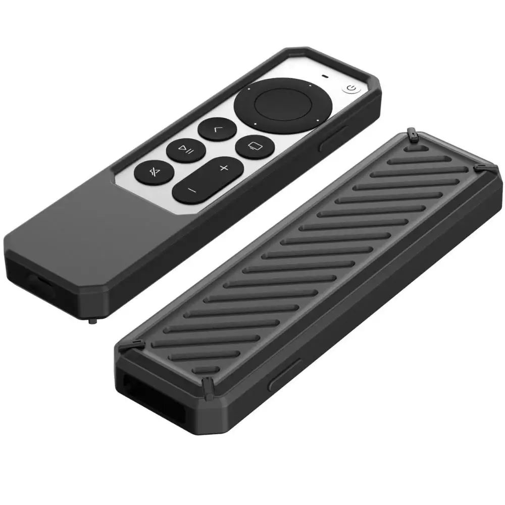 Non-slip Soft Shell Remote Controller Protector Silicone Cover Remote Control Skin Protective Case For Apple TV 4K Siri Remote