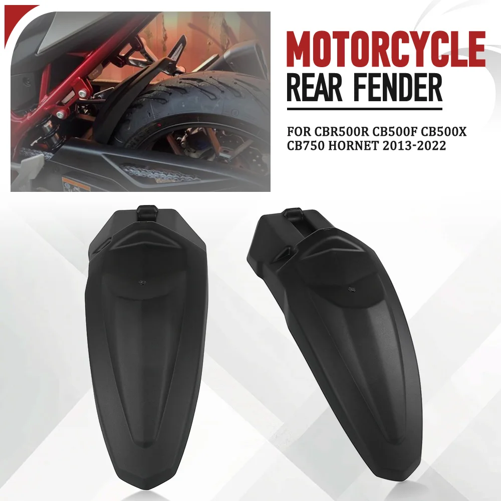 

For Honda CBR500R CB500F CB500X CB750 Hornet 2013-2014-2015-2016-2024 Motorcycle Rear Fender Hugger Fender Mudguard Accessories