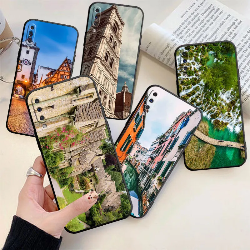 Landscape Places Phone Case For Samsung Galaxy A10 E S A12 A14 A20S A21S A22 5G A23 A30 A31 A32 A33 A42 5G Phone TPU Cover Coque