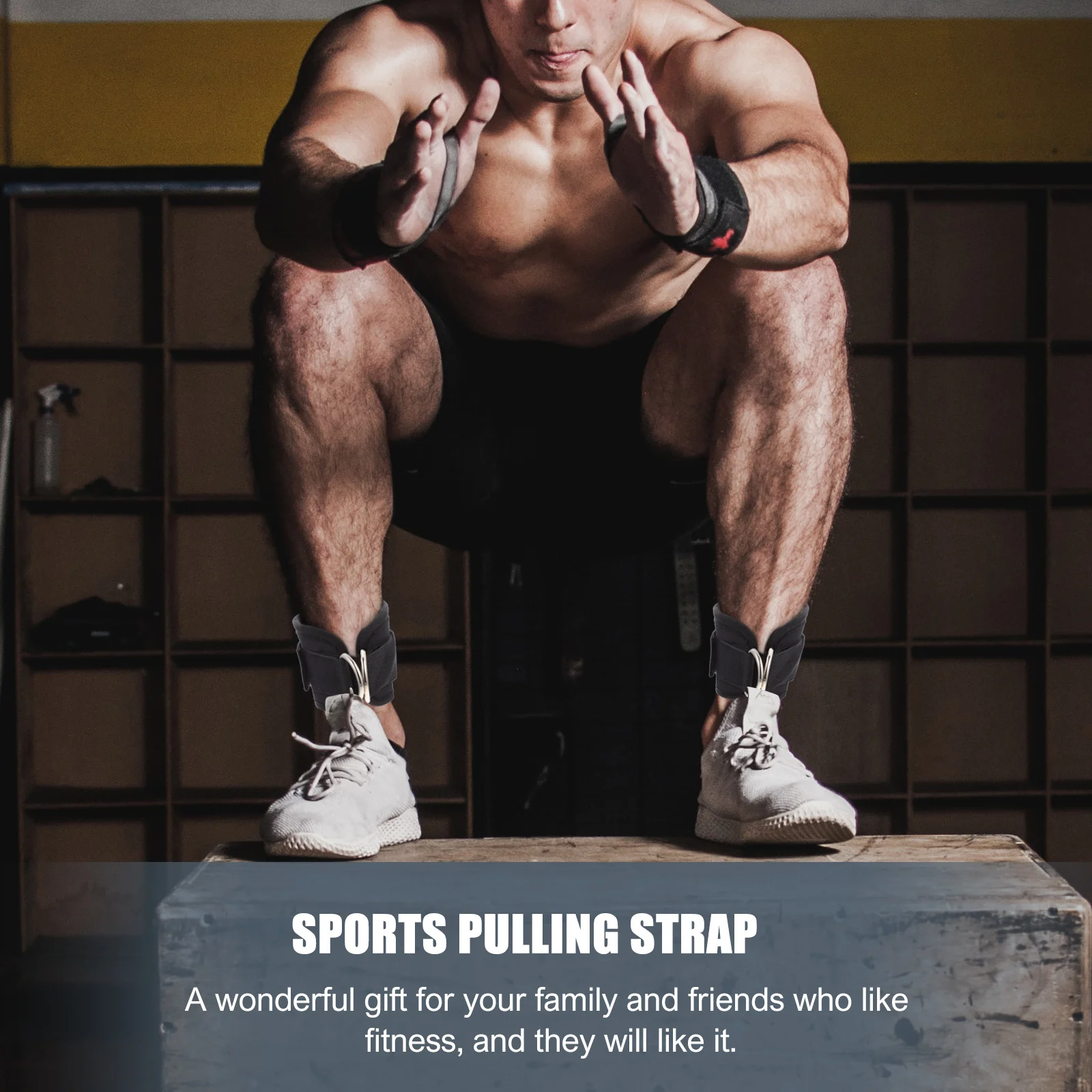 

2pcs Adjustable Ankle Buckle Strap Fitness Leg Muscle Trainer Sports Ankle Band Exercise Tool Gym Accessories For Women