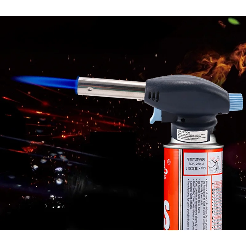 Welding Gas Burner Flame Gas Torch Flame Gun Blowtorch Cooking Soldering Butane AutoIgnition gas-Burner Lighter Heating