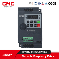 CNC IST230A Inverter 0.75KW/1.5KW/2.2KW Frequency Inverter 3P 220V/380V Output Frequency Converter Variable Frequency Drive
