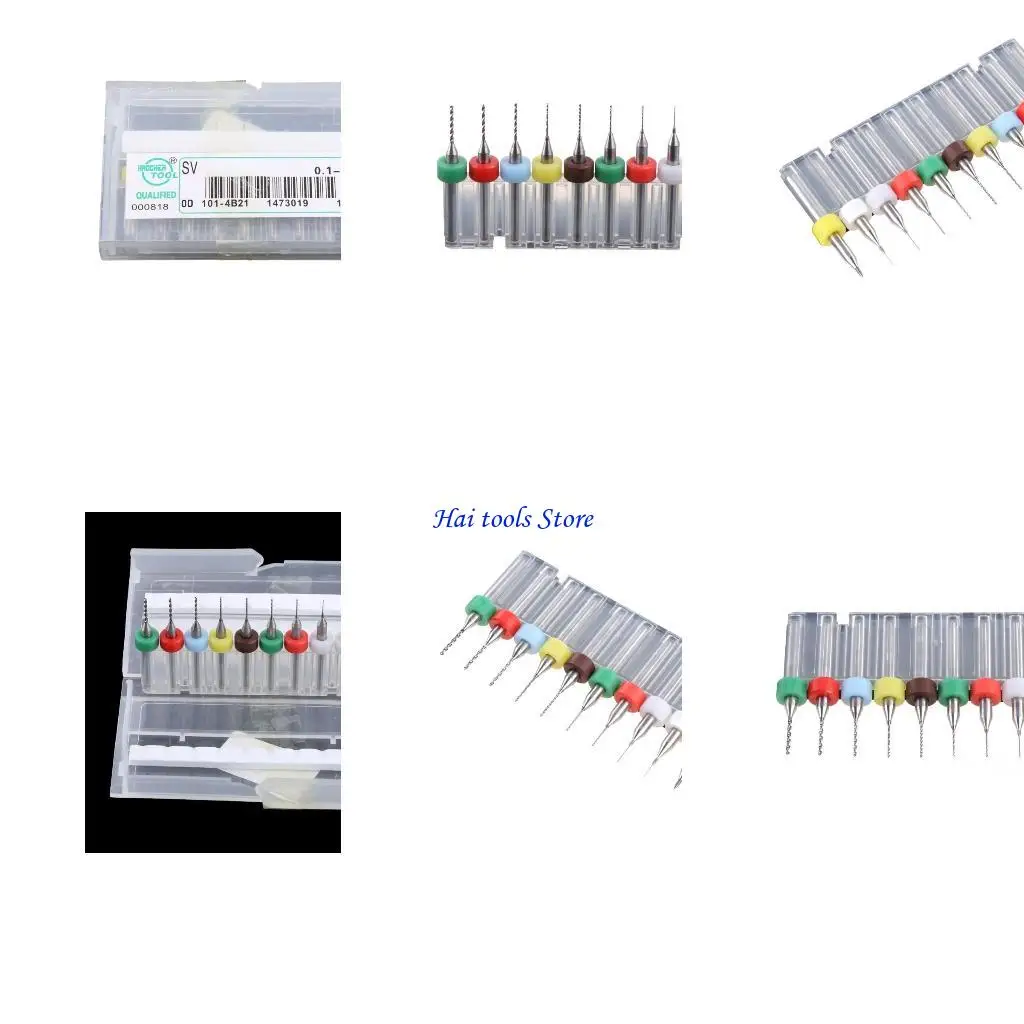 

X37e 10pcs от 0,1 мм до 1,0 мм платы печатной платы печатной платы карбид карбид микробил