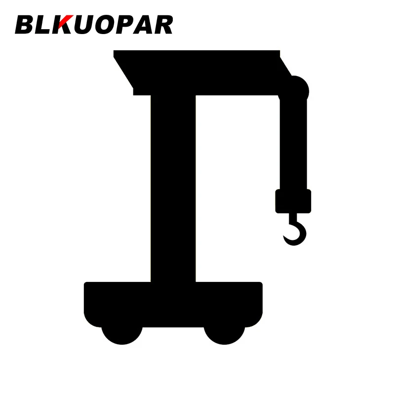 

BLKUOPAR For Wheel Crane Car Stickers Waterproof Decal Creative Car Assessoires Campervan Motocycle Helmet VAN Funny Decor