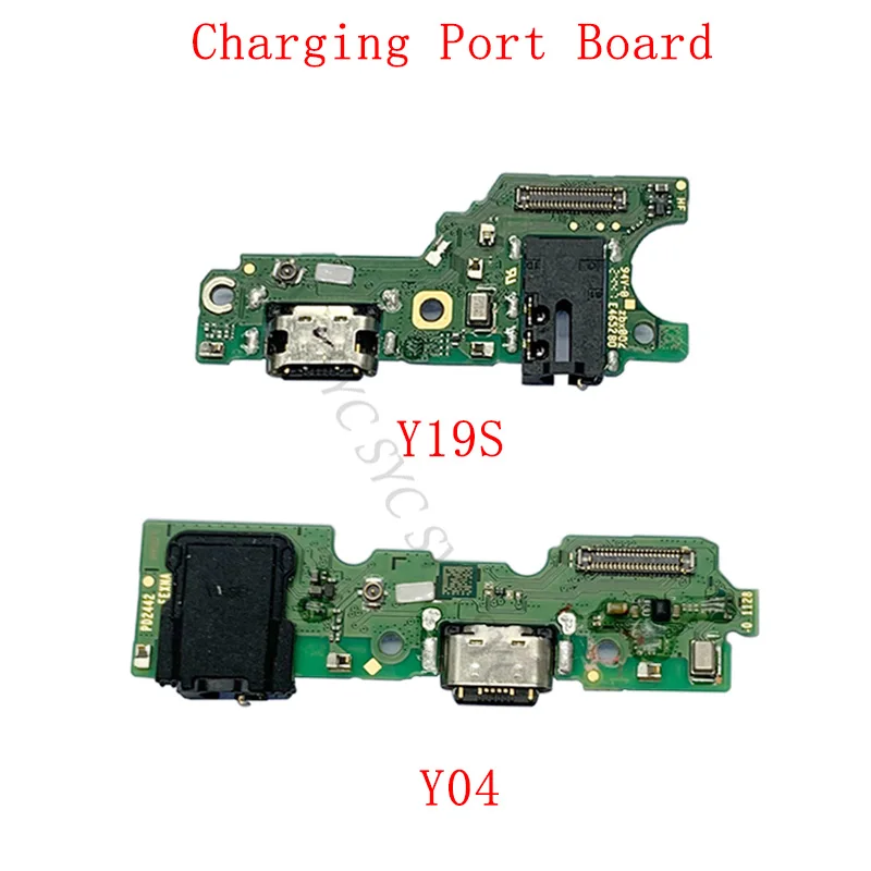 لوحة توصيل شحن USB لأجزاء إصلاح الكابلات المرنة لمنفذ الشحن VIVO Y19S Y04