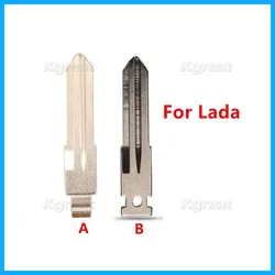 50pcs L5 Car Key Blade Uncut Car Flip Remote Blank Folding Key Blade for LADA Replacement Key Shell Blade